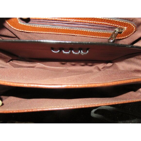 Paola MARROQUINERA Columbian All Weather Pebbled Leather Messenger Hard Satchel - Picture 9 of 14